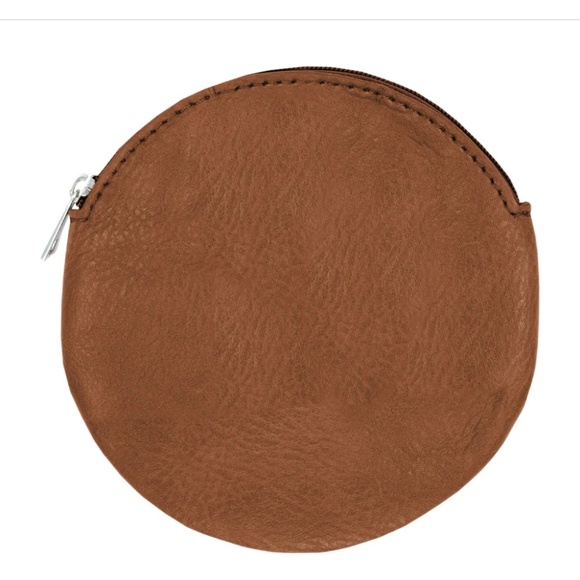 $10 K. Carroll Circle Coin Purse in Caramel- New - Picture 1 of 1